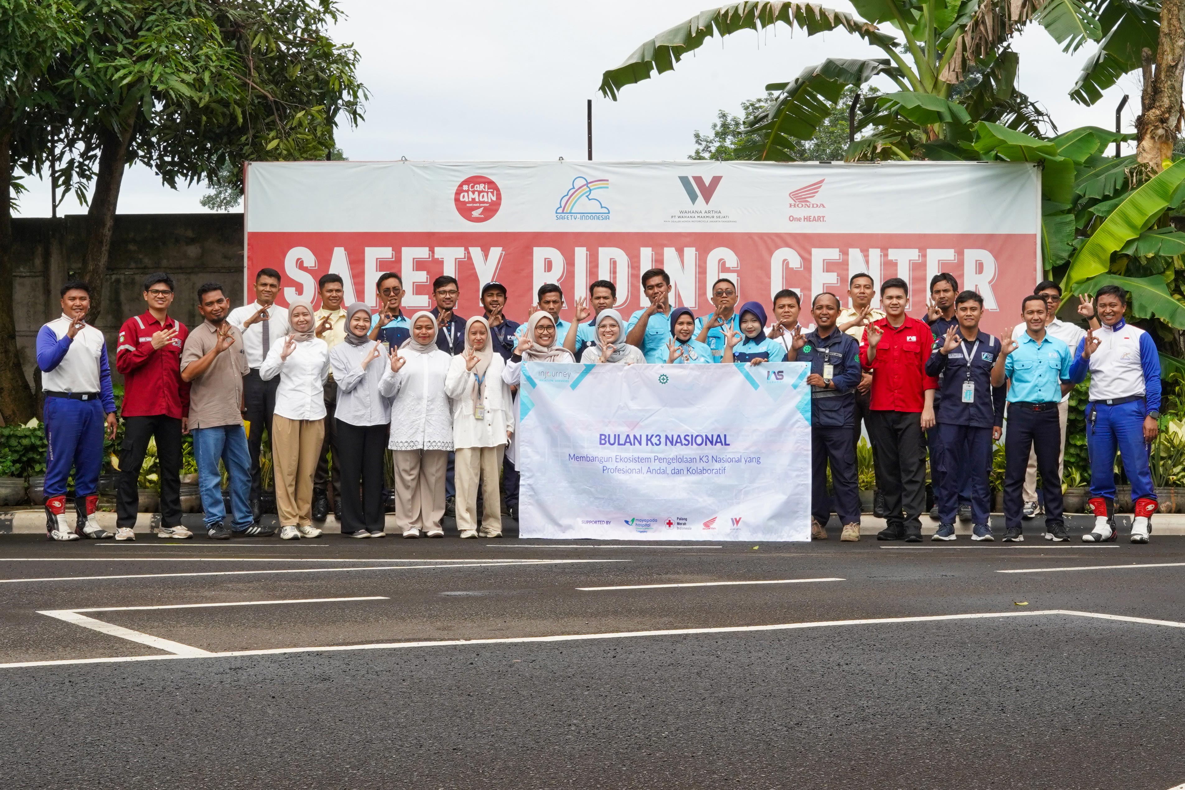 PT IAS Support Indonesia Conducts Safety Riding Training for Employee Road Safety